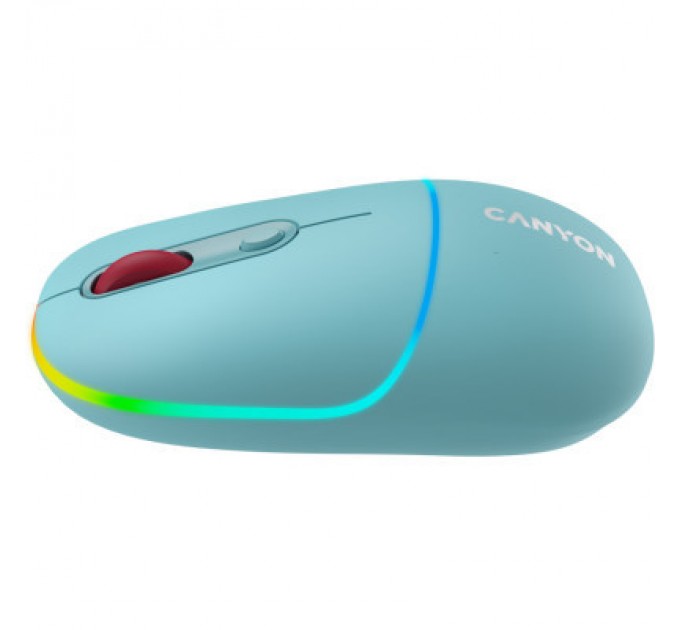 Canyon Мишка Canyon MW-22 Dual Band RGB Wireless Dark Cyan (CNS-CMSW22DC)