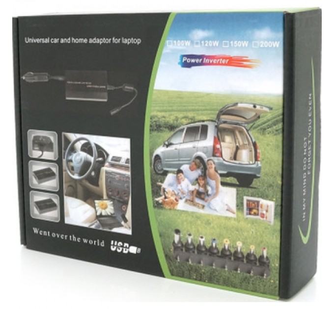 Voltronic Блок живлення до ноутбуку Voltronic 100W Universal + Auto(12V), ручн. регулювання, 8 роз'ємів (34818 / YT-YBBP/100W)