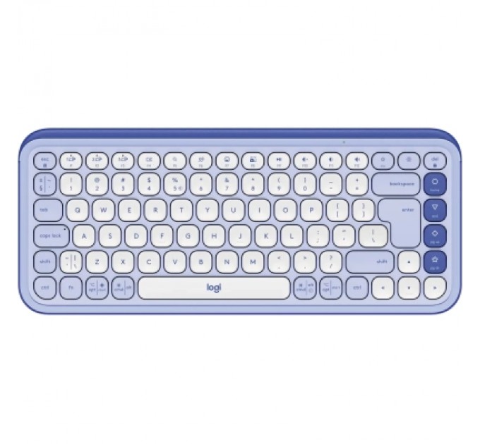 Logitech Клавіатура Logitech POP Icon Keys Bluetooth UA Lilac (920-013074)