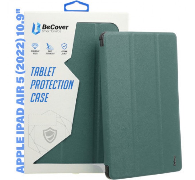 BeCover Чохол до планшета BeCover Smart Case Apple iPad Air 5 (2022) 10.9" Dark Green (710772)