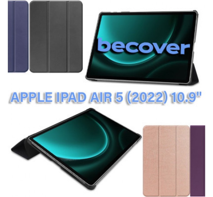 BeCover Чохол до планшета BeCover Smart Case Apple iPad Air 5 (2022) 10.9" Gray (710773)