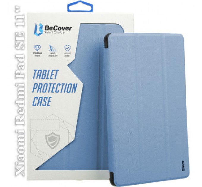 BeCover Чохол до планшета BeCover Soft Edge Stylus Mount Xiaomi Redmi Pad SE 11" Deep Blue (710781)
