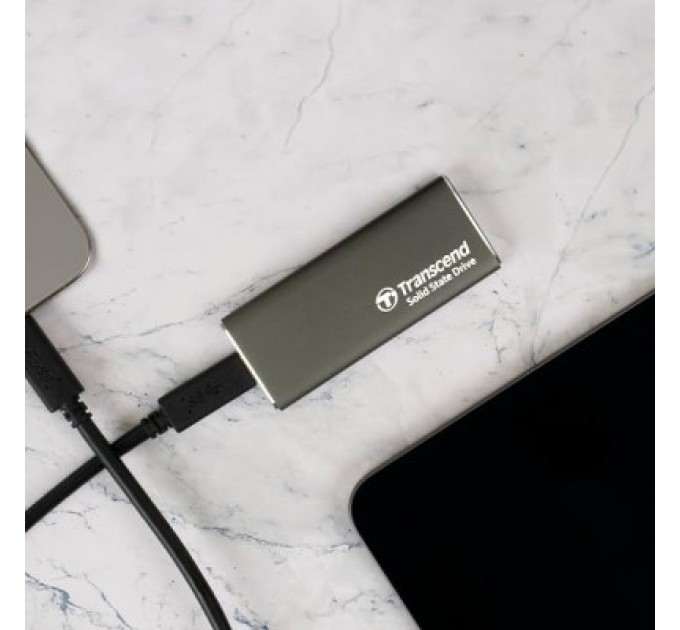 Transcend Накопичувач SSD USB-C 500GB Transcend (TS500GESD265C)