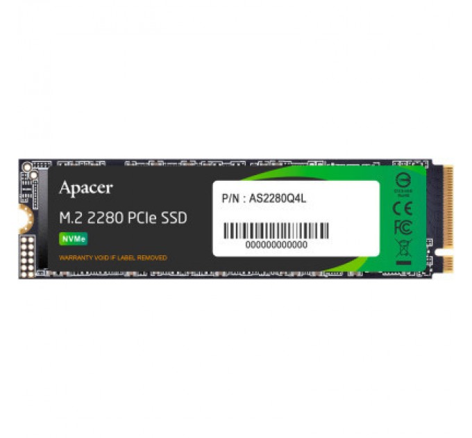 Apacer Накопичувач SSD M.2 2280 512GB Apacer (AP512GAS2280Q4X-1)