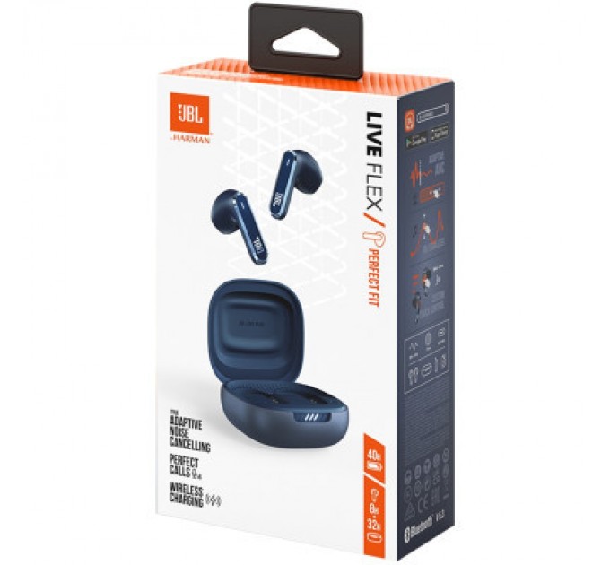 JBL Навушники JBL Live Flex Blue (JBLLIVEFLEXBLU)