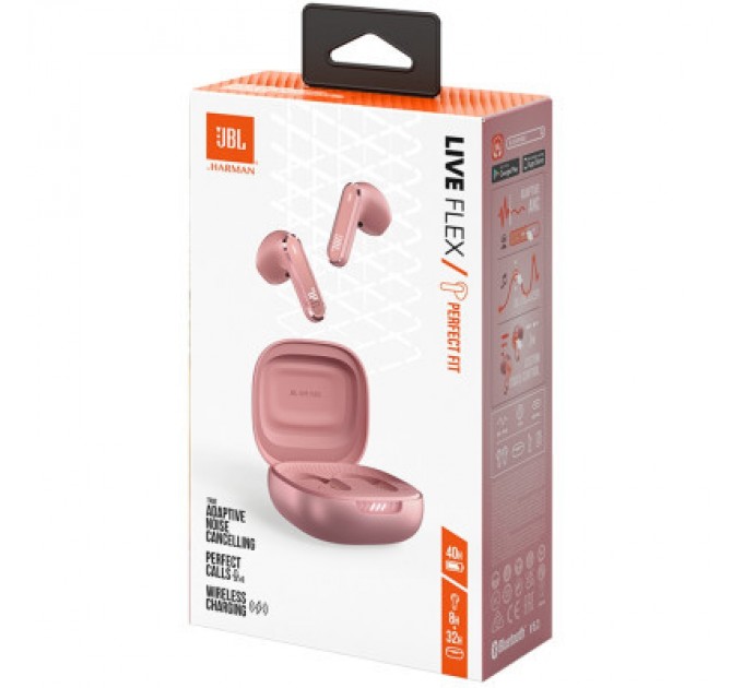 JBL Навушники JBL Live Flex Rose (JBLLIVEFLEXROS)