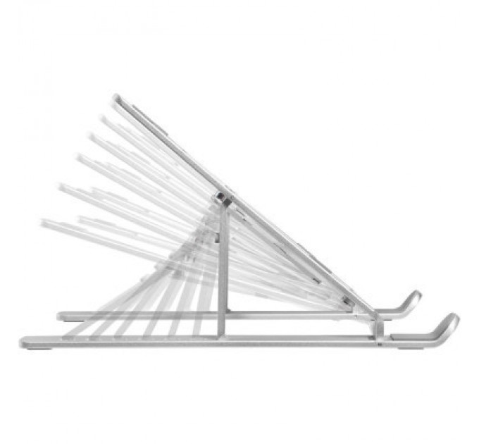 HiSmart Підставка до ноутбука HiSmart LPS03-3, алюміній (HS082826)