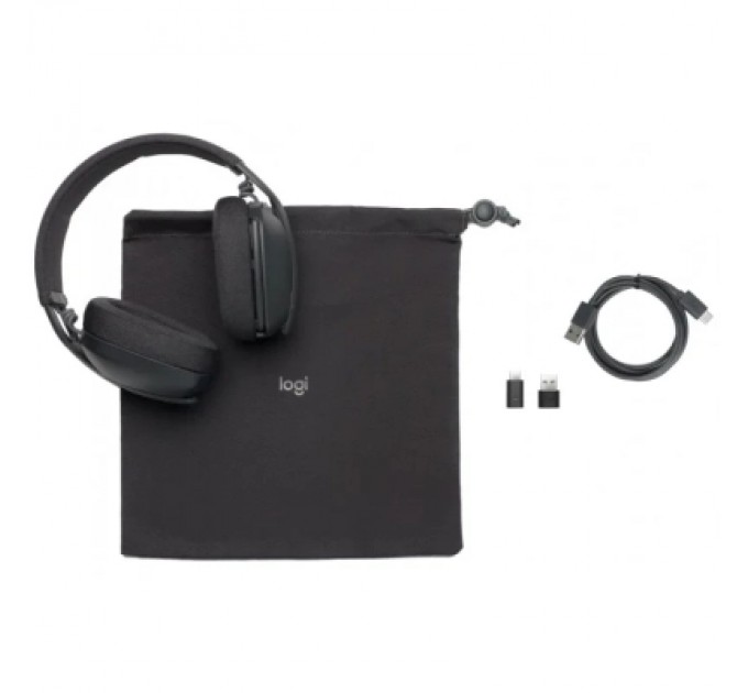 Logitech Навушники Logitech Zone Vibe for Business Wireless UC Graphite (981-001199)