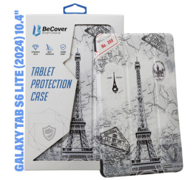 BeCover Чохол до планшета BeCover Smart Case Samsung Tab S6 Lite (2024) 10.4" P620/P625/P627 Paris (710831)