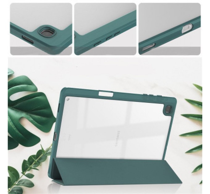BeCover Чохол до планшета BeCover Soft Edge Stylus Mount Samsung Tab S6 Lite (2024) 10.4" P620/P625/P627 Dark Green (710838)