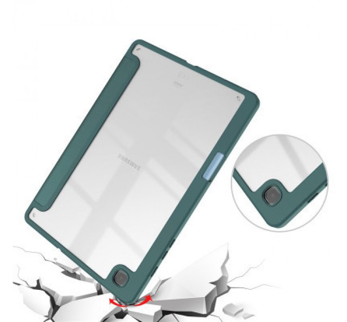 BeCover Чохол до планшета BeCover Soft Edge Stylus Mount Samsung Tab S6 Lite (2024) 10.4" P620/P625/P627 Dark Green (710838)