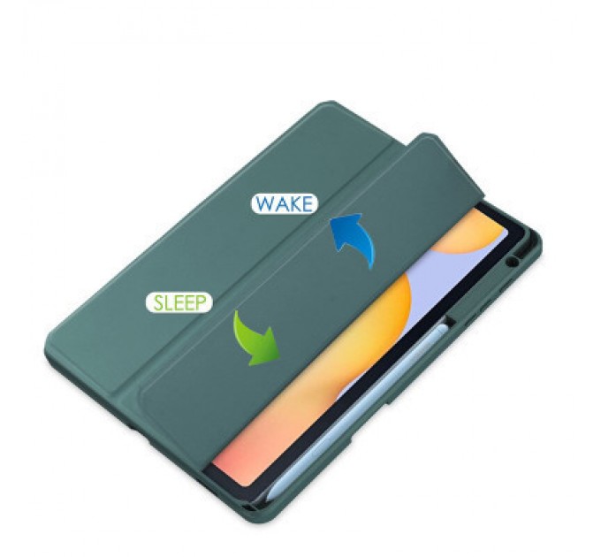 BeCover Чохол до планшета BeCover Soft Edge Stylus Mount Samsung Tab S6 Lite (2024) 10.4" P620/P625/P627 Dark Green (710838)
