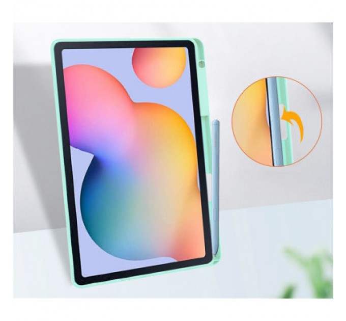 BeCover Чохол до планшета BeCover Soft Edge Stylus Mount Samsung Tab S6 Lite (2024) 10.4" P620/P625/P627 Green (710842)