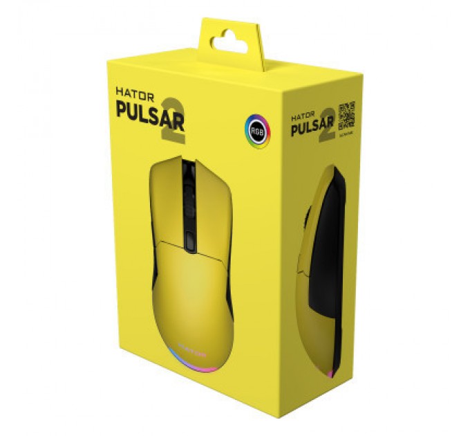 Hator Мишка Hator Pulsar 2 USB Yellow (HTM-512)