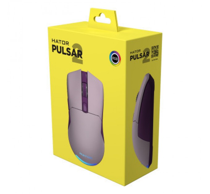 Hator Мишка Hator Pulsar 2 USB Lilac (HTM-514)