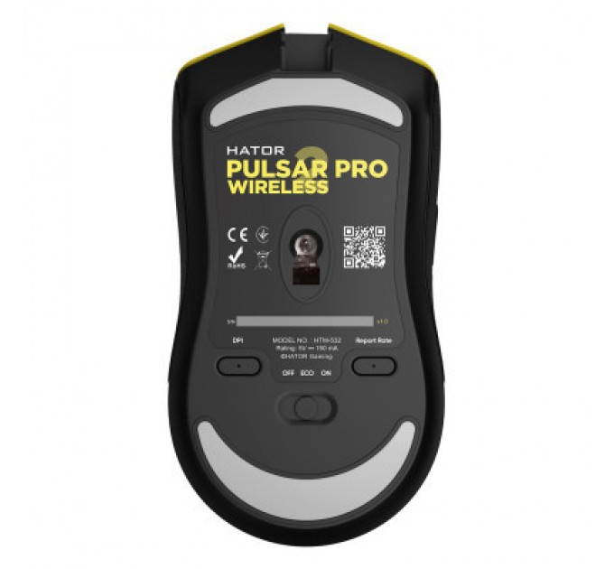 Hator Мишка Hator Pulsar 2 Pro Wireless Yellow (HTM-532)