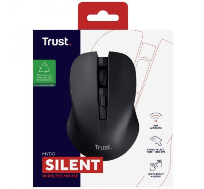 Trust Мишка Trust Mydo Silent Wireless Black (25084)