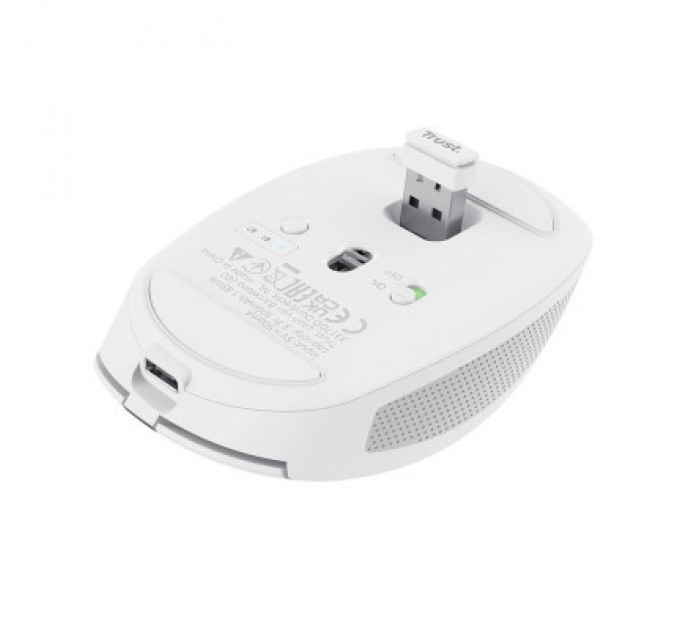 Trust Мишка Trust Ozza compact Bluetooth/Wireless/USB-A White (24933)