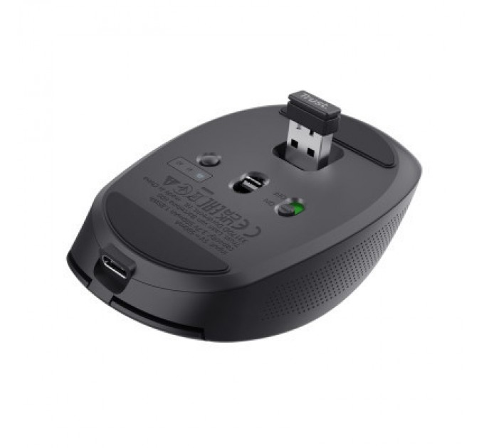Trust Мишка Trust Ozza compact Bluetooth/Wireless/USB-A Black (24819)