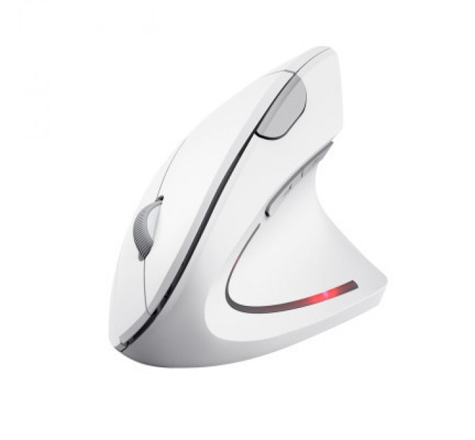 Trust Мишка Trust Verto Ergonomic Wireless White (25132)