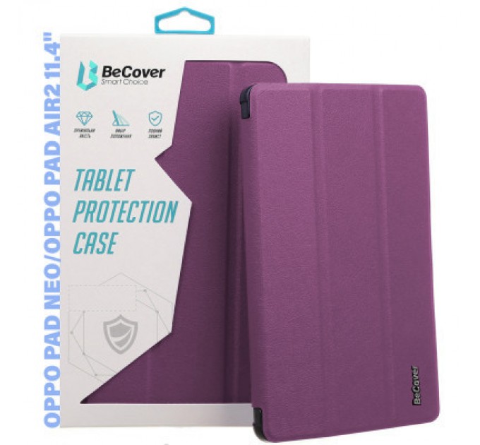 BeCover Чохол до планшета BeCover Smart Case Oppo Pad Neo (OPD2302)/ Oppo Pad Air2 11.4" Purple (710984)