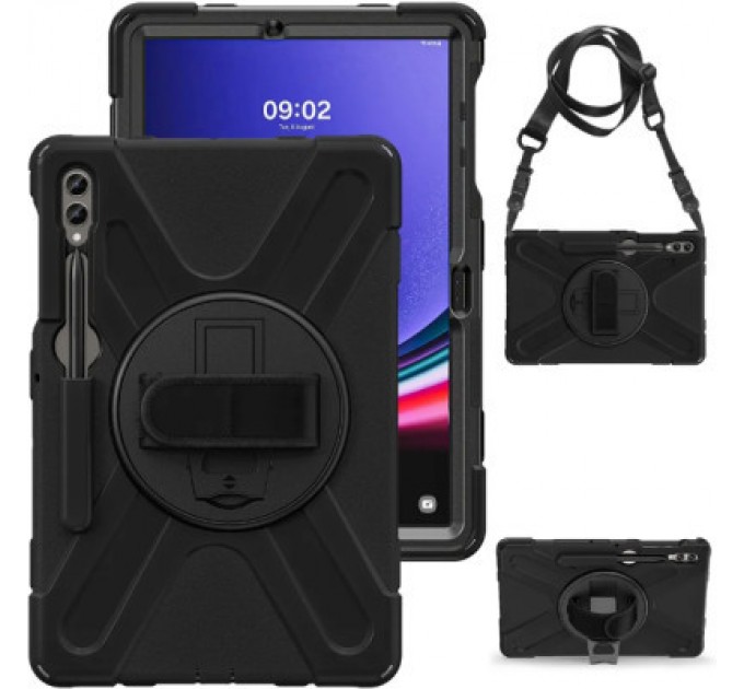 BeCover Чохол до планшета BeCover Heavy Duty Case Samsung Galaxy Tab S9 Plus (SM-X810/SM-X816)/S9 FE Plus (SM-X610/SM-X616) 12.4" (710445)