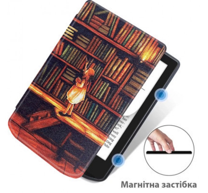 BeCover Чохол до електронної книги BeCover Smart Case PocketBook 629 Verse / 634 Verse Pro 6" Library Girl (710975)