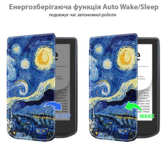 BeCover Чохол до електронної книги BeCover Smart Case PocketBook 629 Verse / 634 Verse Pro 6" Night (710980)
