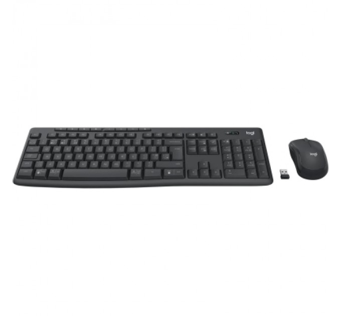 Logitech Комплект Logitech MK370 for Business Wireless UA Black (920-012077)