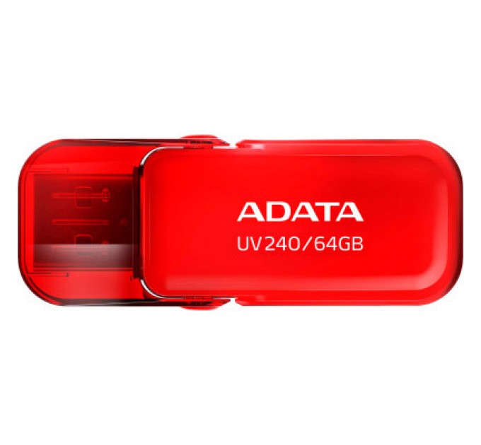 ADATA USB флеш накопичувач ADATA 64GB AUV 240 Red USB 2.0 (AUV240-64G-RRD)