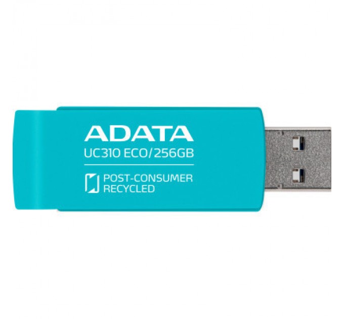 ADATA USB флеш накопичувач ADATA 256GB UC310 Eco Green USB 3.2 (UC310E-256G-RGN)