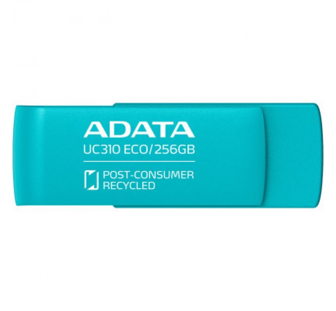 ADATA USB флеш накопичувач ADATA 256GB UC310 Eco Green USB 3.2 (UC310E-256G-RGN)
