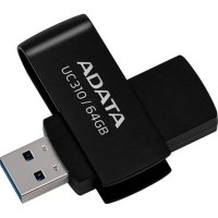 USB флеш накопичувач ADATA 64GB UC310 Black USB 3.0 (UC310-64G-RBK)