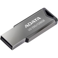 USB флеш накопичувач ADATA 128GB UV350 Metallic USB 3.1 (AUV350-128G-RBK)