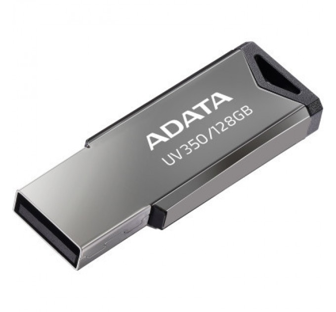ADATA USB флеш накопичувач ADATA 128GB UV350 Metallic USB 3.1 (AUV350-128G-RBK)