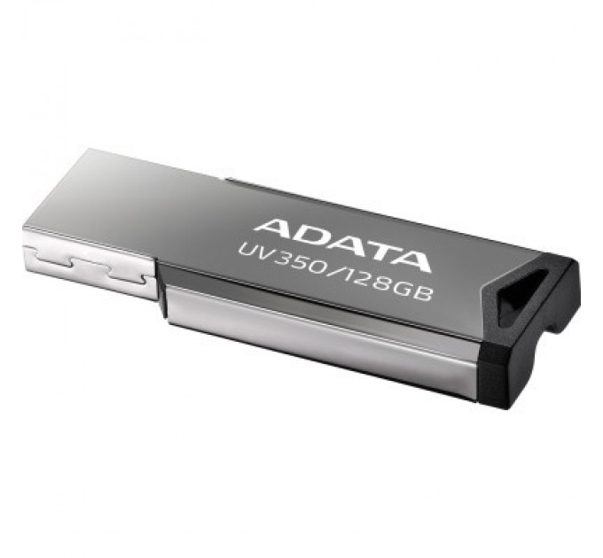 ADATA USB флеш накопичувач ADATA 128GB UV350 Metallic USB 3.1 (AUV350-128G-RBK)