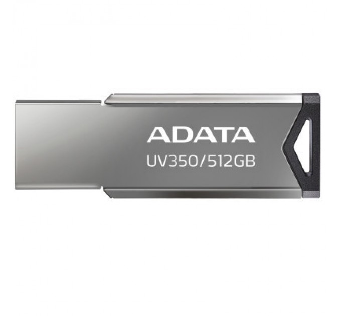 ADATA USB флеш накопичувач ADATA 512GB UV350 Metallic USB 3.2 (AUV350-512G-RBK)