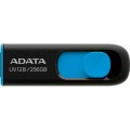 ADATA USB флеш накопичувач ADATA 256GB UV128 Black/Blue USB 3.2 (AUV128-256G-RBE)