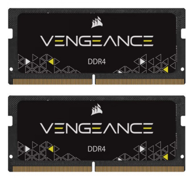 Corsair Модуль пам'яті для ноутбука SoDIMM DDR4 16GB (2x8GB) 3200 MHz Vengeance Corsair (CMSX16GX4M2A3200C22)