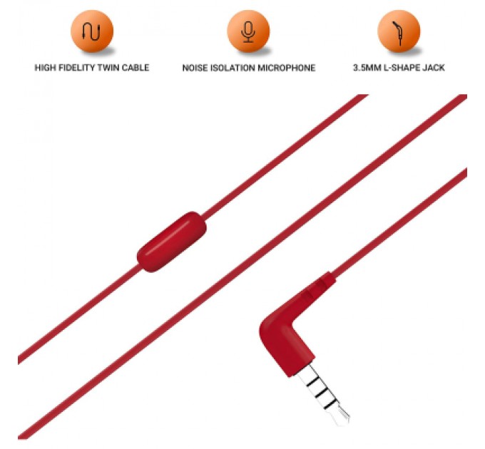 JBL Навушники JBL C50 HI Red (JBLC50HIRED)