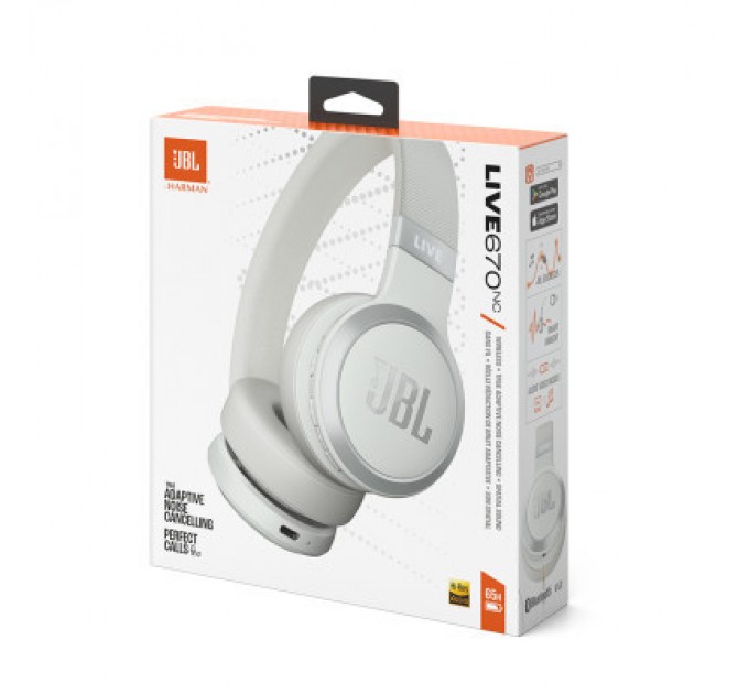 JBL Навушники JBL Live 670 NC White (JBLLIVE670NCWHT)