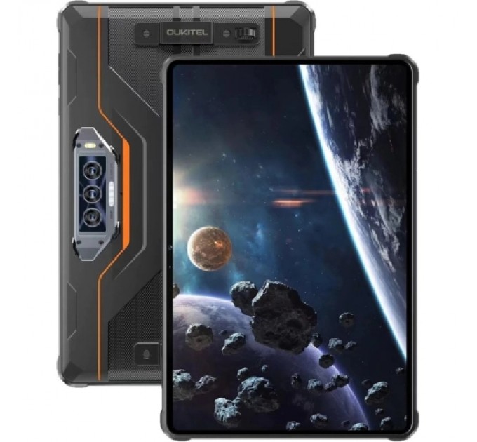 OUKITEL Планшет OUKITEL RT8 6/256GB Dual Sim Black-Orange (6931940747448)