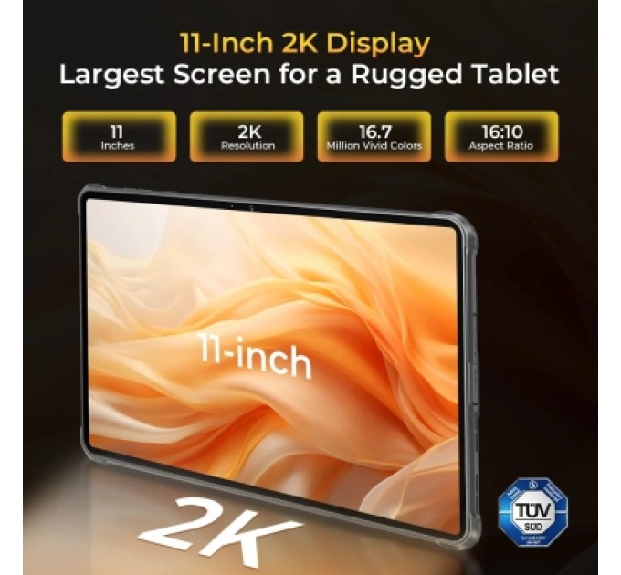 OUKITEL Планшет OUKITEL RT8 6/256GB Dual Sim Black (6931940747431)