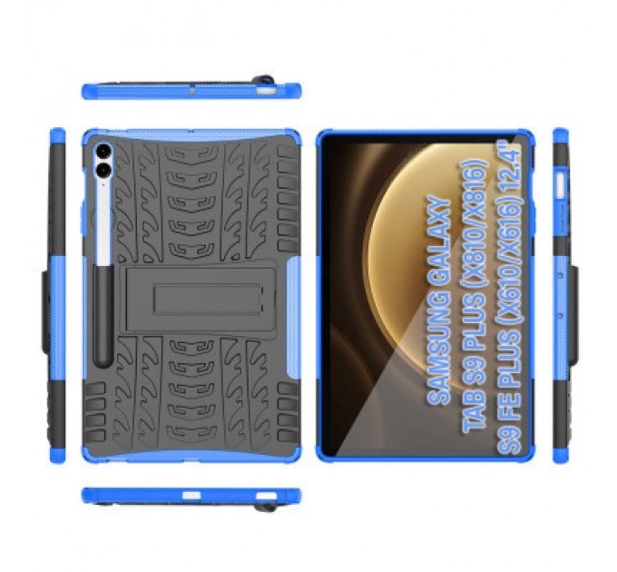 BeCover Чохол до планшета BeCover Samsung Galaxy Tab S9 Plus (SM-X810/SM-X816)/S9 FE Plus (SM-X610/SM-X616) 12.4" Blue (710763)