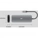 Silicon Power Концентратор Silicon Power USB-C 8-in-1 SR30 Silver Aluminum (SPU3C08DOCSR300G)