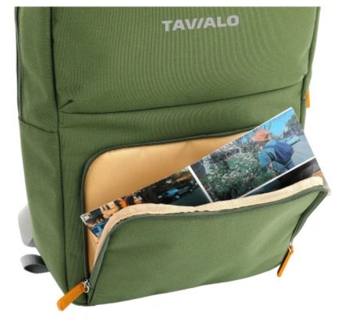 Tavialo Рюкзак для ноутбука Tavialo 15.6" CityLife TC14 green, 14л (TC14-124GN)