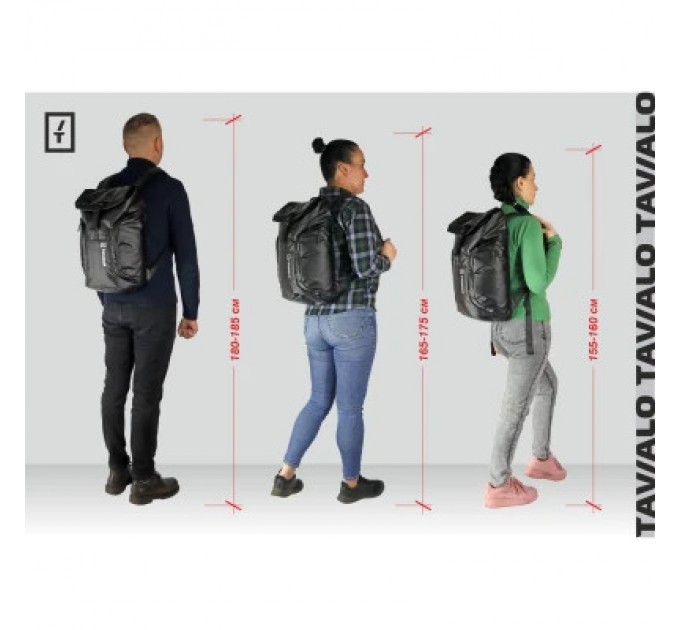 Tavialo Рюкзак для ноутбука Tavialo 15.6" CityLife TC23 black, 23л (TC23-124BL)