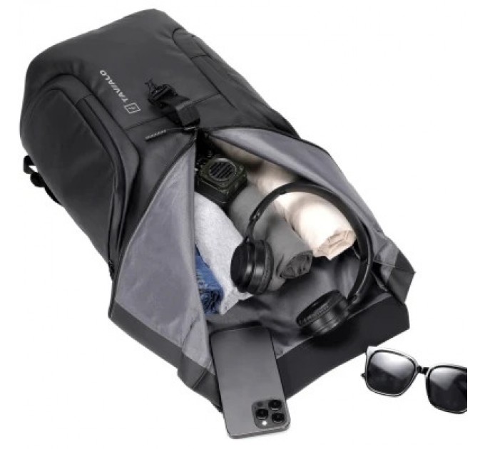 Tavialo Рюкзак для ноутбука Tavialo 15.6" CityLife TC23 black, 23л (TC23-124BL)