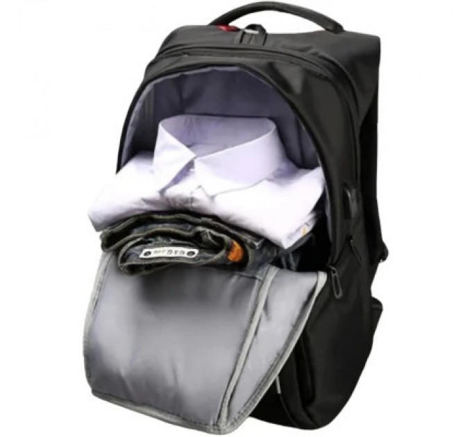 Tavialo Рюкзак для ноутбука Tavialo 15.6" Smart TB20-1 black, 20л, 46х31х19см (TB20-124BL)