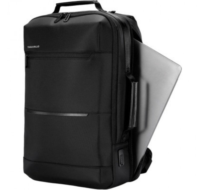 Tavialo Рюкзак для ноутбука Tavialo 15.6" Smart TB20-2 black, 20л, 45х29х16,5см (TB20-224BL)